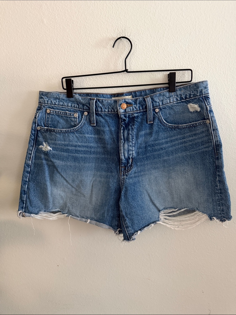 Madewell Relaxed Mid Length Denim Shorts